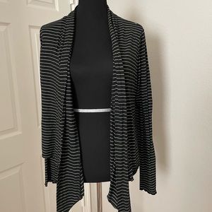 Black Striped Cardigan, Size S